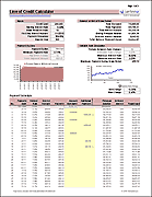 Line of Credit Calculator