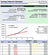 Savings Interest Calculator