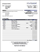 Thumbnail - Billing Statement Template