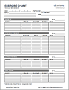 Exercise Chart Template