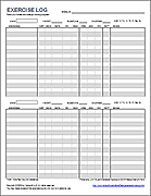 Thumbnail - Exercise Log Template