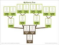 Thumbnail - Family Tree Template with Photos