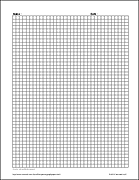 Graph Paper for Excel and Word