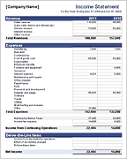 Thumbnail - Income Statement Template