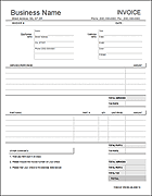 Blank Auto Repair Invoice - Thumbnail