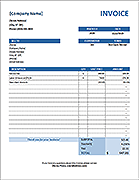 Simple Service Invoice Thumbnail