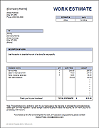 Thumbnail - Job Estimate Template