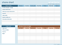 Thumbnail - Printable Chore Chart for Kids