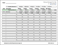 Kids Money Manager - Landscape