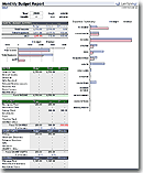 Money Manager Monthly Dashboard Report