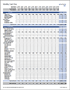 Monthly Cash Flow Worksheet