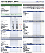 Thumbnail - Personal Monthly Budget