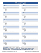 Thumbnail - Printable Password List