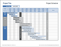 Thumbnail - Project Schedule Template