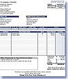 Basic Sales Invoice Template - Thumbnail