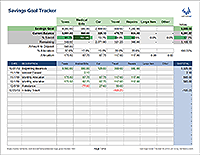 Thumbnail - Savings Goal Tracker for Excel