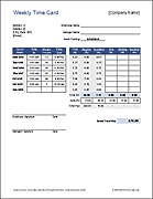 Thumbnail - Time Card Calculator