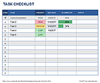 Thumbnail - Task Checklist Template