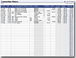 Transaction History Worksheet