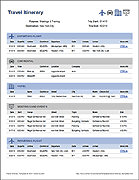 Thumbnail - Travel Itinerary Template