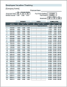 Thumbnail - Vacation Tracking Template