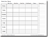 Weekly Menu Planner