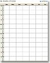 Weekly Schedule Template