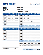 Weekly Time Sheet Thumbnail