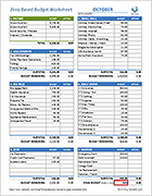 Thumbnail - Zero Based Budget Worksheet