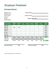 Employee Timesheet