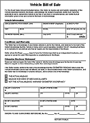 Bill of Sale Template