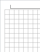 Graph Paper 1/4 Inch Grid