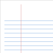 Printable Lined Paper - Narrow Ruled