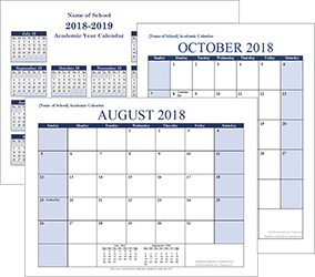 Academic Calendar Templates