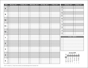 Weekly Appointment Calendar