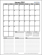 Thumbnail - Monthly Planner Template