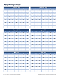 Planning Calendar