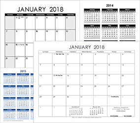 Printable Calendars in PDF Format