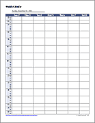 Weekly Calendar Template