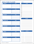 Weekly Family Planner