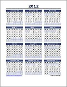 Thumbnail - Yearly Calendar