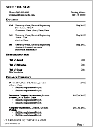 CV Template