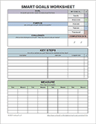 Thumbnail - SMART Goals Worksheet