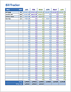 Thumbnail - Bill Tracker Worksheet