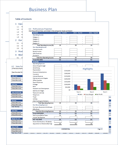 Business Plan Template