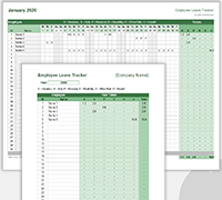 Thumbnail - Employee Leave Tracker / Schedule