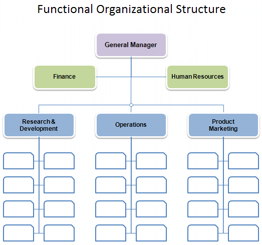 Functional Organizational Structure Chart