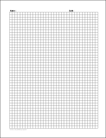 Graph Paper Template