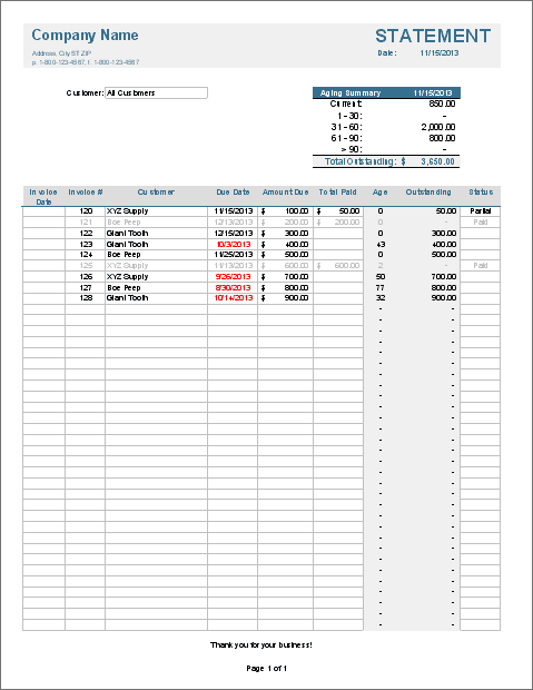 Invoice Tracker