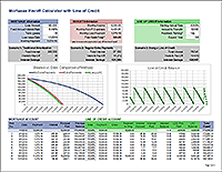 Thumbnail - Mortgage Payoff Calculator with Line of Credit